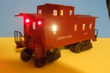 O Scale Lionel lighted Caboose LED Lighting KIT using On-board Battery & Switch