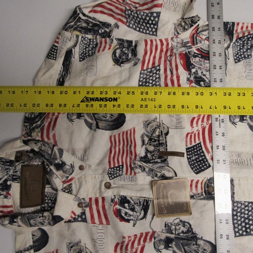 Clearwater Outfitters Shirt Men's XL "American Flag" Motorcycles (NEW) - Picture 8 of 8