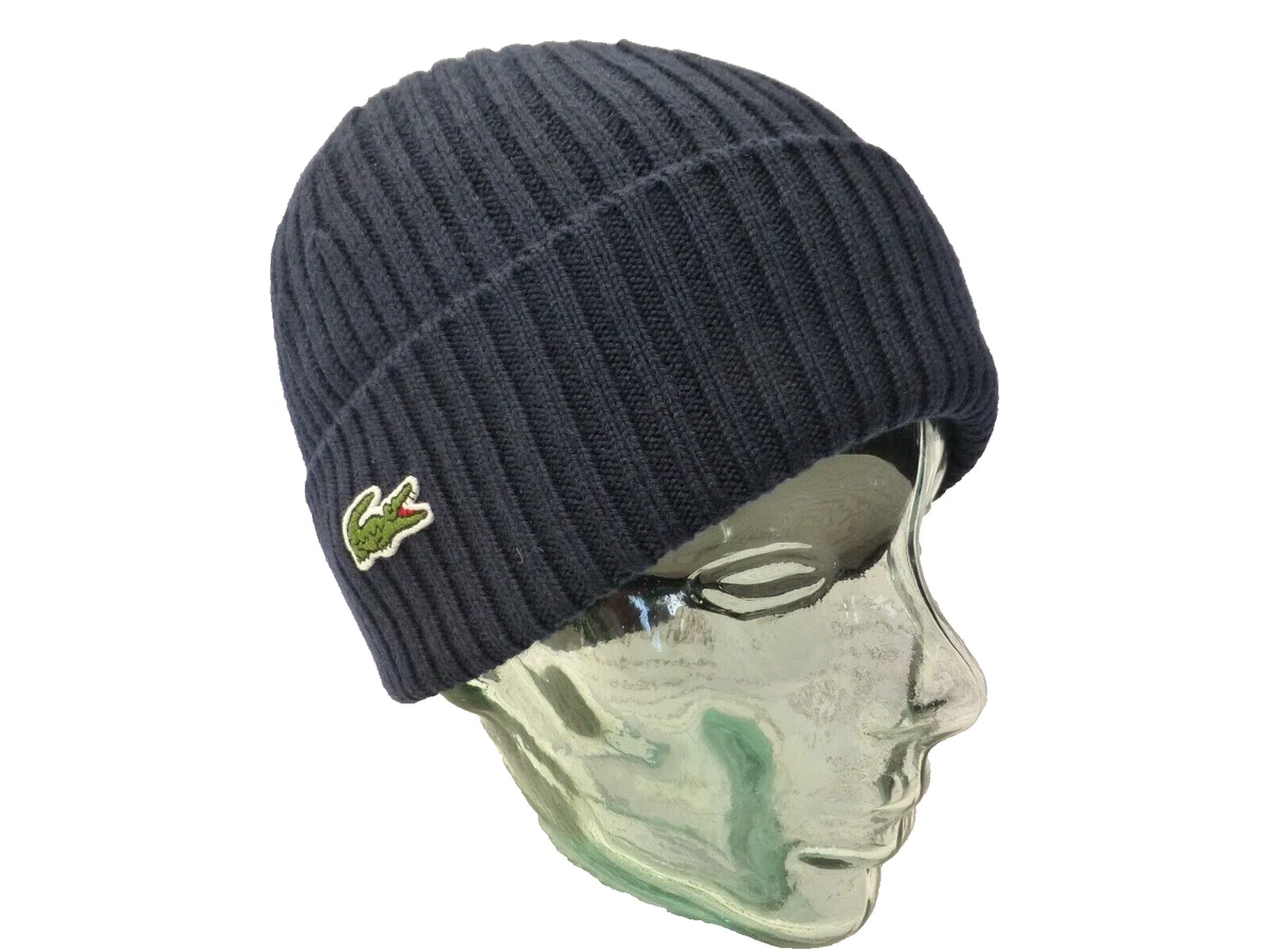 Mens lacoste beanie clearance hats