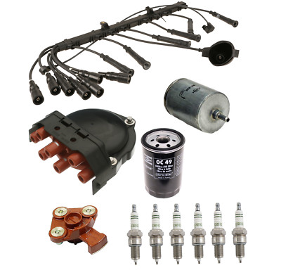 BMW E28 E30 E34 525i 325iX 325i Tune Up Ignition Wire Set Rotor Oil Fuel Filter