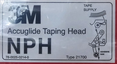 NEW 3M-Matic Accuglide NPH Taping/Tape Head; 2 , Type 21700