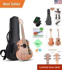 Ukulele Soprano 21inch Professional Ukeleles For Beginners Adults, Sapele Haw...