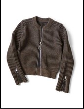 KAPITAL CARDIGAN WOMEN COLOR OLIVE MATERIAL WOOL SIZE S USED