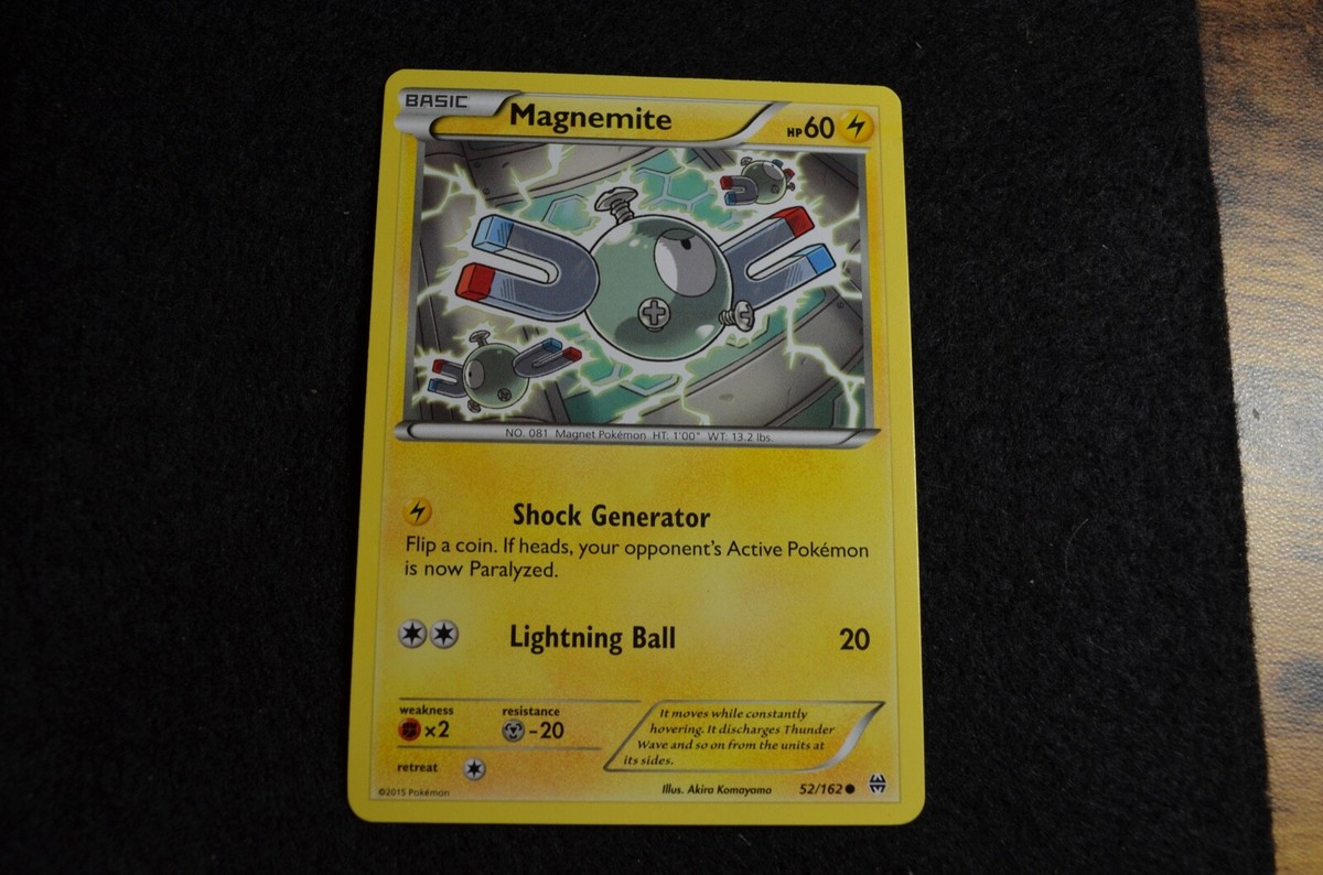Pokemon MAGNEMITE XY BreakThrough 52/162 NM/Mint Never Played | eBay Pokemon MAGNEMITE XY BreakThrough 52/162 NM/Mint Never Played | eBay