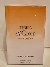 Giorgio Armani TERRA  Di Gioia Eau Di Parfum 1.7 oz/50 ml New in Box Sealed