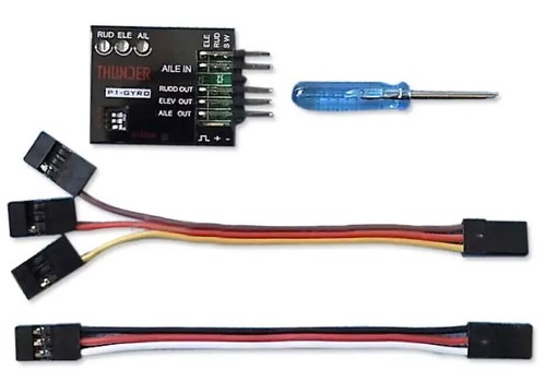 Gyro Flight Controller 3 Axis Thunder P1-GYRO Fixed Wing Aircraft RC Plane Wing - Picture 2 of 3