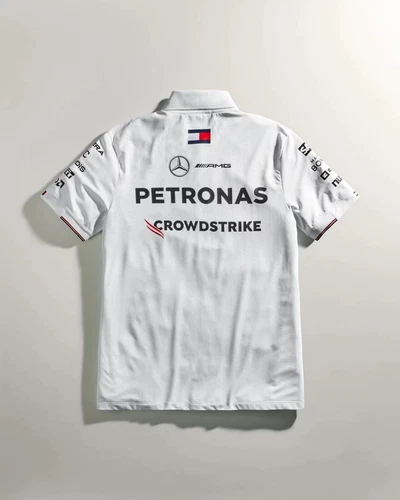 2025 NEU Mercedes AMG F1 T-Shirt Formel 1 weiß -- - Bild 7 von 7