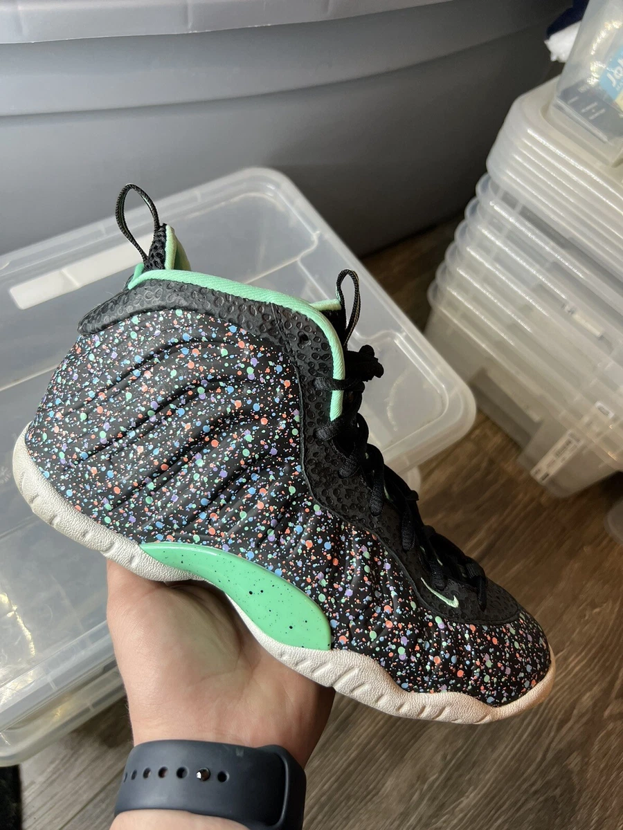 Nike Foamposite One QS GS Easter 846077 004 Preowned No Box