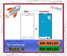 Vetro vetro touch front glass per Samsung Galaxy Note 4 / N910F bianco / white 