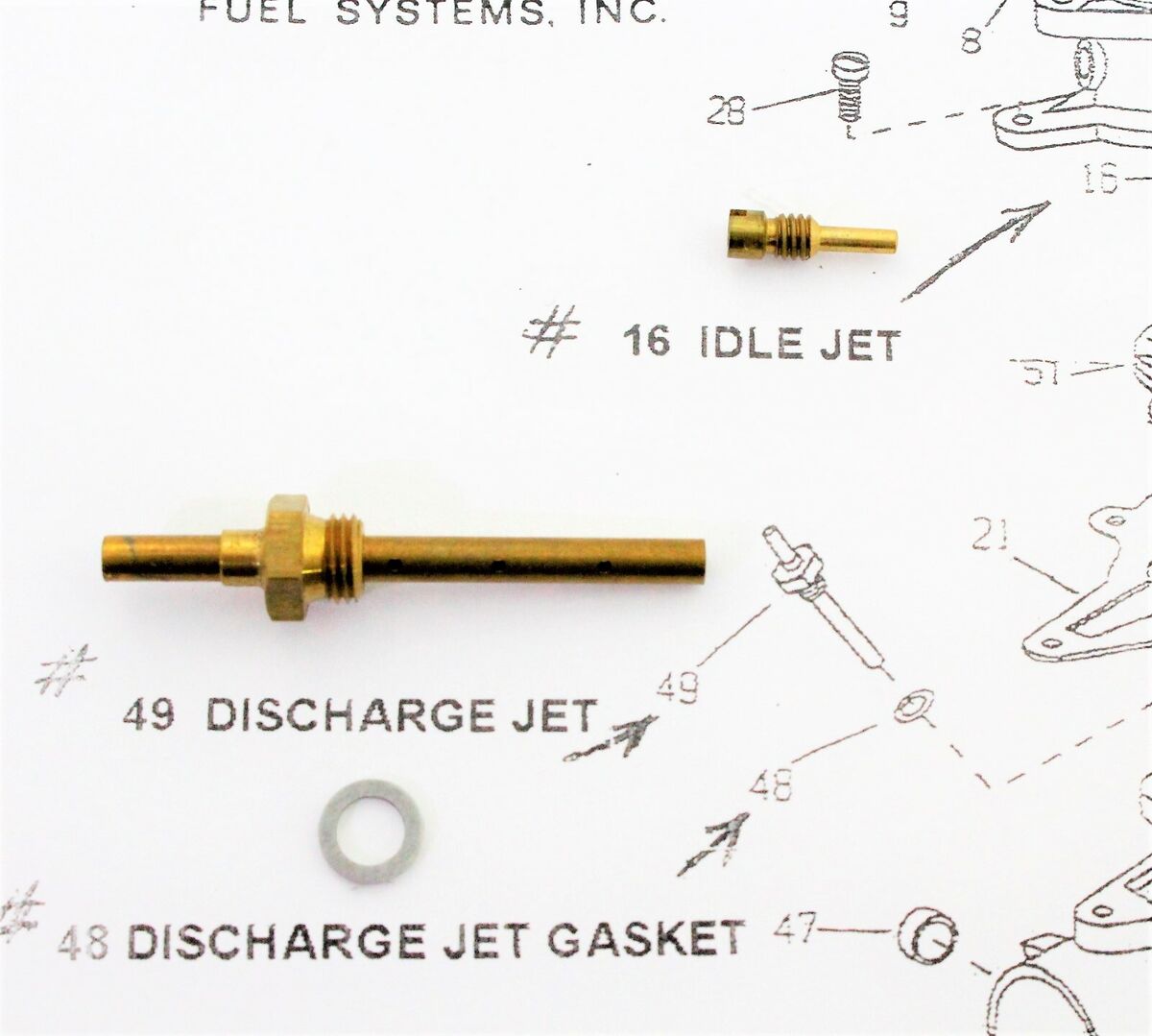 ZENITH Carburetor Jet Kit fits Wisconsin VH4 VH4D 14178 ZENITH Carburetor Jet Kit fits Wisconsin VH4 VH4D 14178