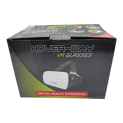 Hover-Way VR Virtual Reality Glasses HWVRGOG1 Black / White - Brand New