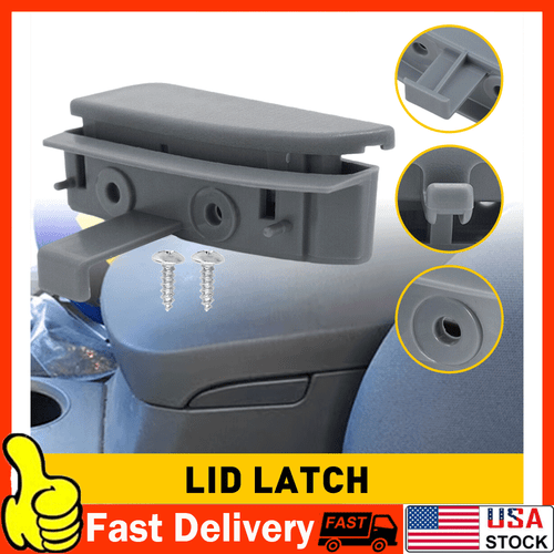 For Toyota Tacoma Armrest Release Handle Gray Center Console Lid Latch Assembly - Picture 17 of 21