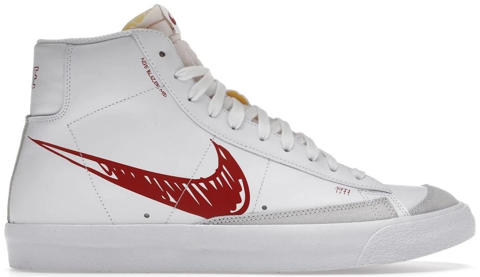 Nike Blazer 77 Mid Sketch - Red