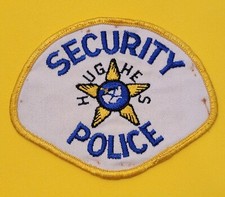 Hughes Aircraft Company Security Department Badge Vintage Embroidered Patch