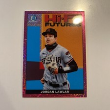 2022 Bowman Chrome Hi-Fi Futures Jordan Lawlar HIFI-13 Pink MOJO Refractor /199
