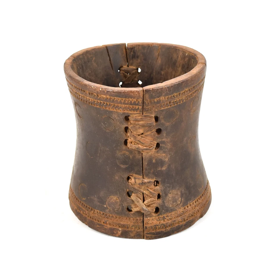 Pulsera brazo madera Songye Congo Foto 2 de 4