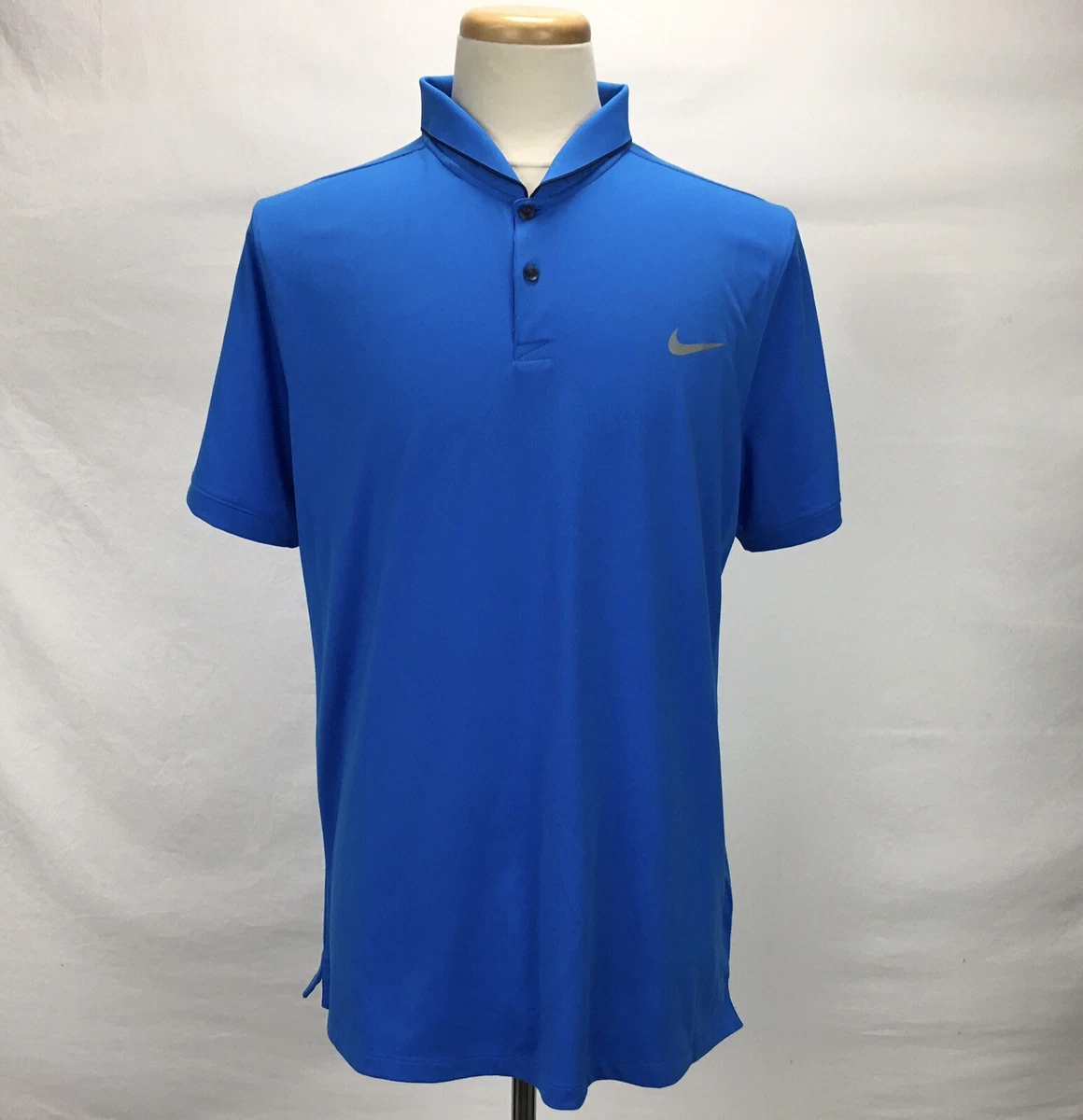 Nike royal blue golf polo hotsell