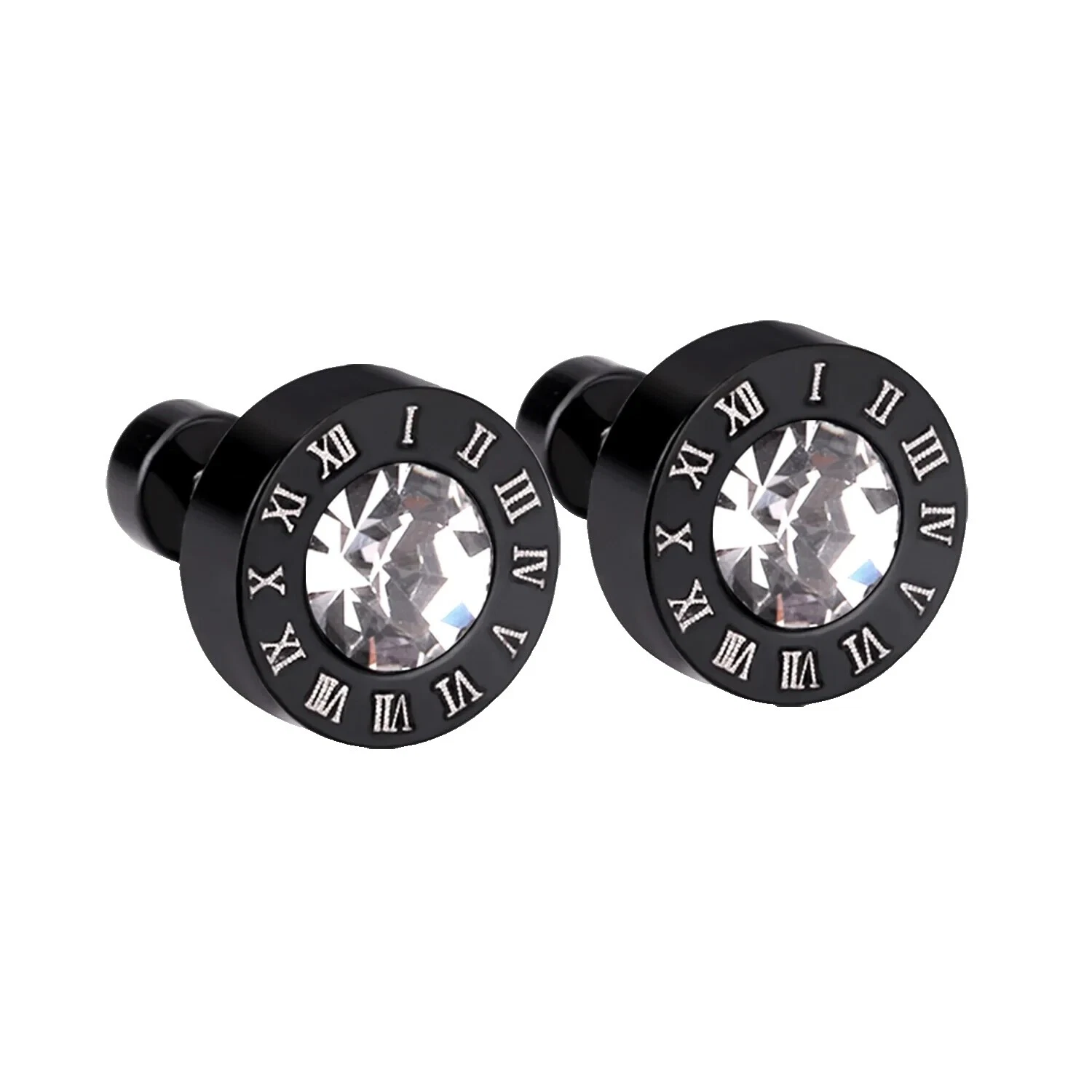 Pendientes de moda chapados en titanio