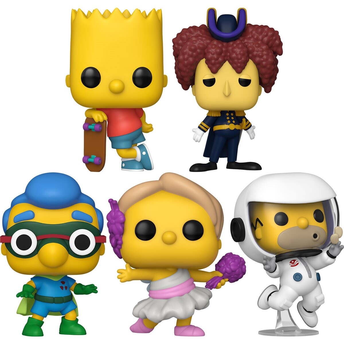 FUNKO • The Simpsons (S-10) • Set of (5) • w/Pro • Dbl Box