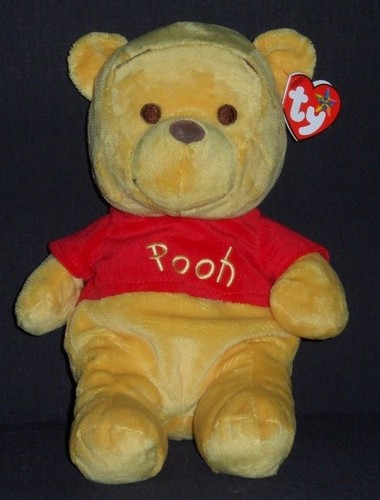 TY DISNEY WINNIE the 10" POOH BEANIE BUDDY - MINT w/ MINT TAGS - Bild 1 von 2