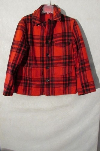 Red Plaid Mackinaw Jacket | eBay