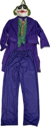 Disfraz Batman El Caballero Oscuro Deluxe El Guasón, Niño Mediano Con Máscara Traje - Imagen 2 de 6