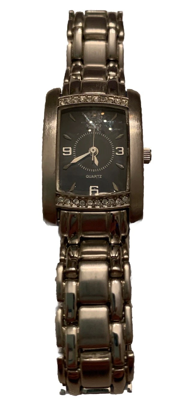 MONTRE FEMME NEUVE PAOLA GUCCI PG873WB ACIER CADRAN NOIR QUARTZ RARE ANALOGIQUE 