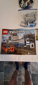 LEGO TECHNIC Container Yard Set 42062, 631 Pieces, 2 in 1, Box