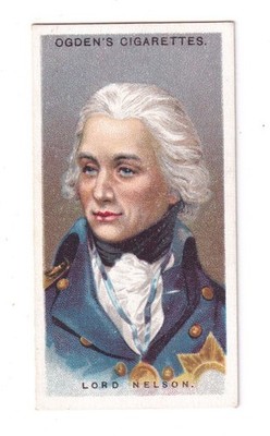 Vintage 1924 Trade Card of ADMIRAL HORATIO NELSON