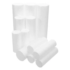  12 Pcs DIY Crafts and Arts Supplies Cylinders for Chritstmas Ornament