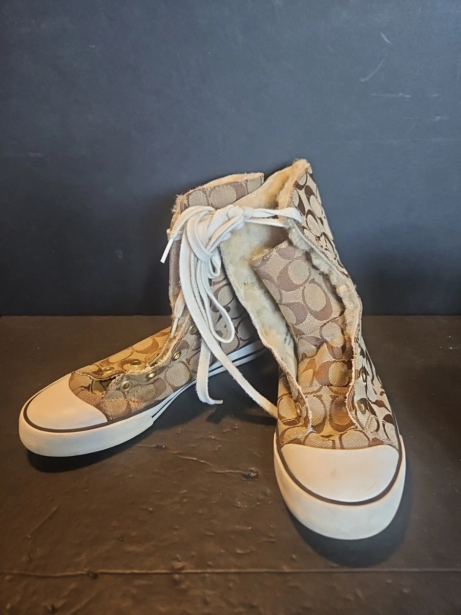 Coach High Top Tennis Shoes for Women for sale | eBay