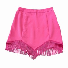 Altar'd State Fringe Western Mini Skirt  Hot Pink  Size Medium