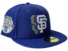 New Era San Francisco Giants Fitted 59Fifty Side Patch Baseball Hat - Size 7 1/4
