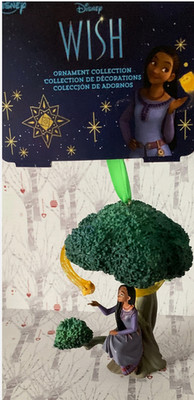 NEU Disney Store WISH Film Asha und Stern Skizzenbuch Weihnachtsschmuck