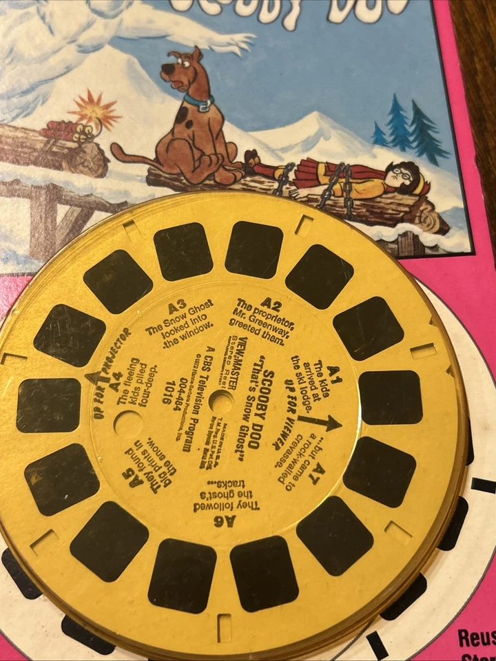 Vintage NOS 1987 Hanna-Barbera SCOOBY DOO View-Master 3D Reel Set NEW - Image 3 of 4