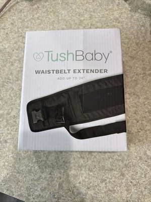 Tushbaby Waistbelt Extender Grey, up to 24'', New/Sealed Box