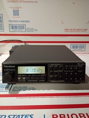  Realistic Pro-2026 Patrolman Scanner With Discriminator Tap