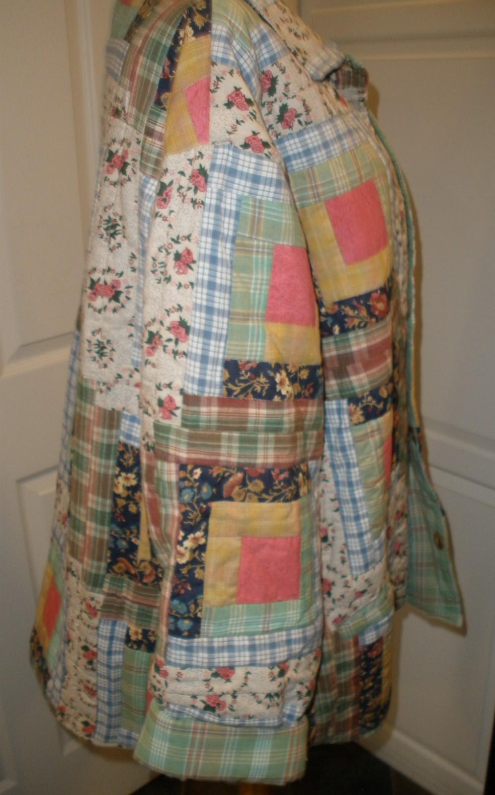 Patch Magic Group Quilted Patchwork Jacket XL Rev… - image 3