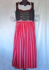 DRESS VINTAGE LANDHAUS TRACHTEN TYROL OKTOBERFEST DIRNDL DOTS WOMENS US 20 EU 48