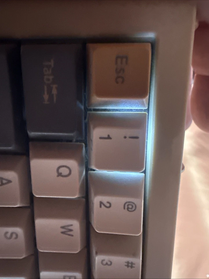 Shurikey Gear Keyboard Desert Tan LED Back Lights Adjustable Sold Out New Rare L Foto 3 de 3