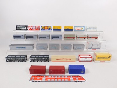 Wiking Märklin H0 1:87 Container Load Lot DB LEICHTE MÄNGEL/GOOD etc#EM167-1