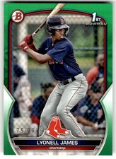 2023 Bowman Lyonell James Prospects Green #/99 #BP-118