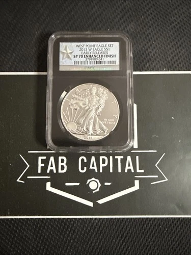 2013 W Enhanced Silver Eagle SP70 NGC West Point Eagle Set Early Releases
