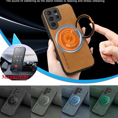 Handyhülle für Samsung S26 S25 S24 Ultra A56 A57 A17 Schutzglas Magnet Ring Case