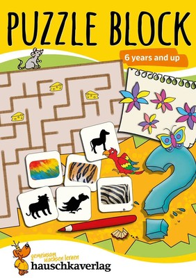 Puzzle Activity Book from 6 Years: Colourful Preschool Activity Books with...