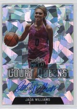 2021-22 Leaf Metal Court Queens Silver Crystals Jada Williams #CQ-JW1 Auto 14t3