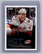 2013 Score #600 Michal Jordan Carolina Hurricanes Hot Rookies RC