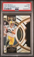 2023 PANINI SELECT DIE-CUT SILVER PRIZM #166 LUKE MUSGRAVE PSA 10