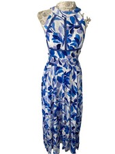 Abel The Label Anthropologie Small Flowy Back Tie Summer Dress Open Back Size XS