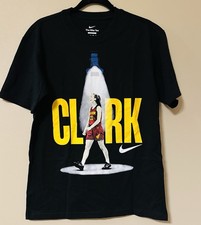 New Nike Caitlin Clark T-Shirt Fever  XSmall “So Win” Black Loose Fit 